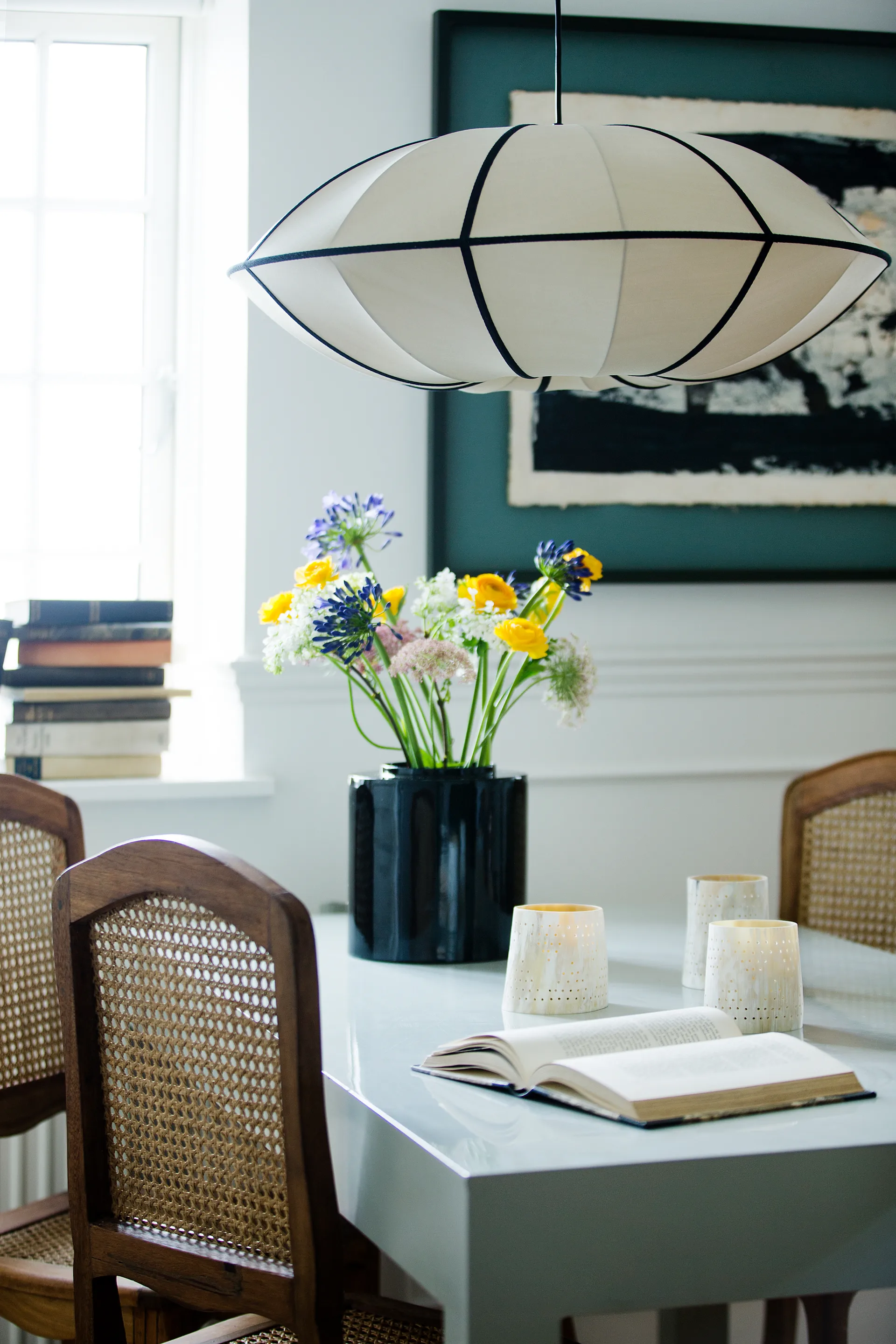 Indochina 클래식 UFO 전등갓, Kit-black Oi Soi Oi