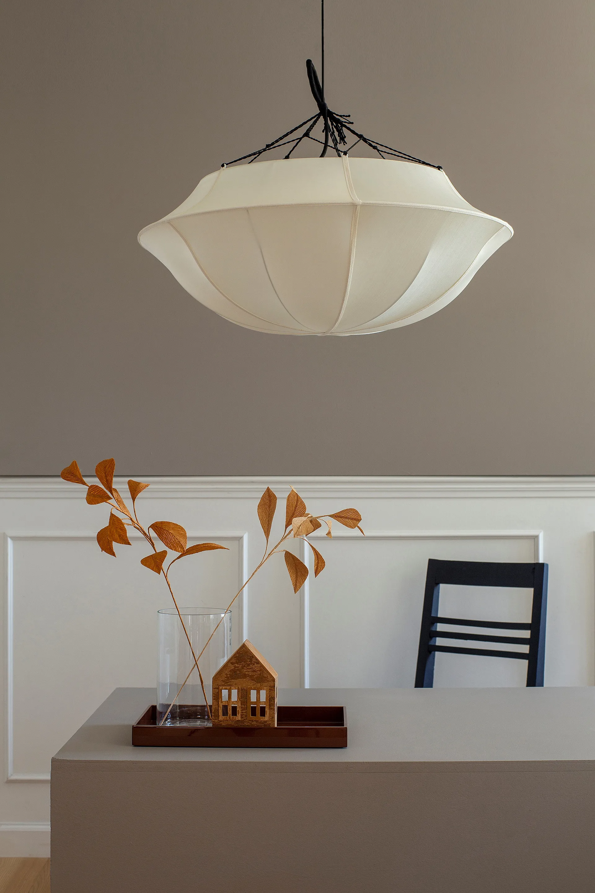 Indochina 클래식 Umbrella 전등갓, Offwhite Oi Soi Oi