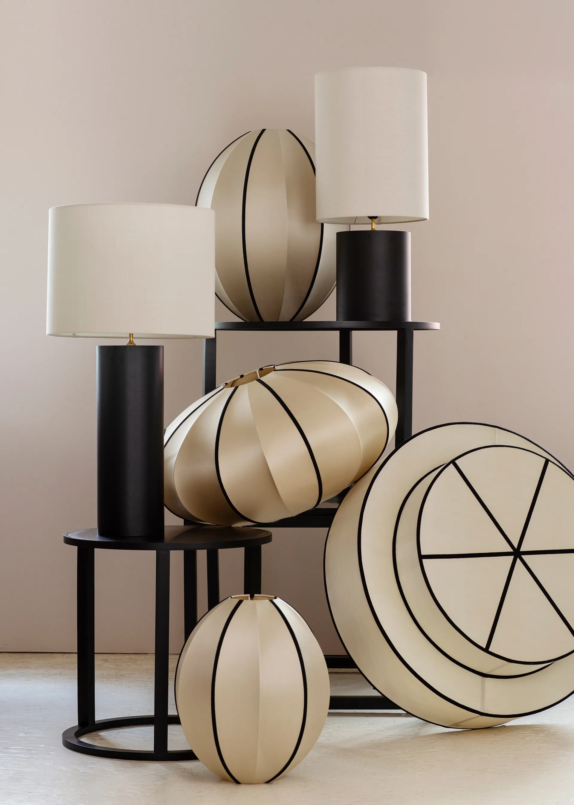 인도차이나 클래식 모자 전등갓, Kit-black Oi Soi Oi