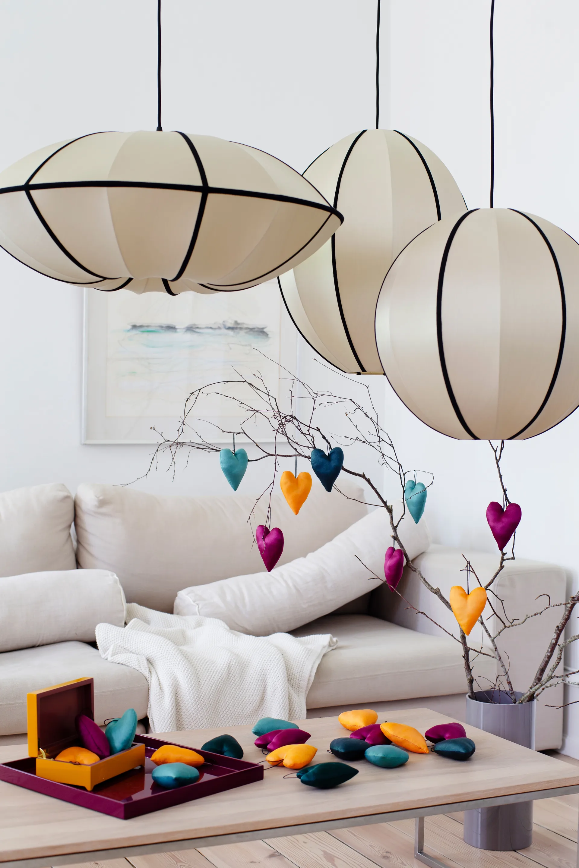 인도차이나 클래식 라운드 XL 전등갓, Kit-black Oi Soi Oi