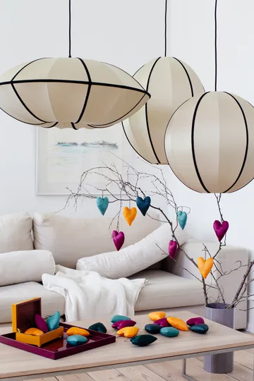 인도차이나 클래식 라운드 XL 전등갓 - Kit-black - Oi Soi Oi