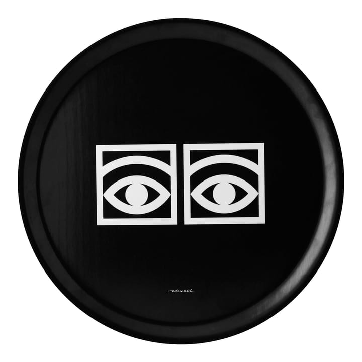 Ögon 트레이 Ø38 cm - Black - Olle Eksell | 올레엑셀