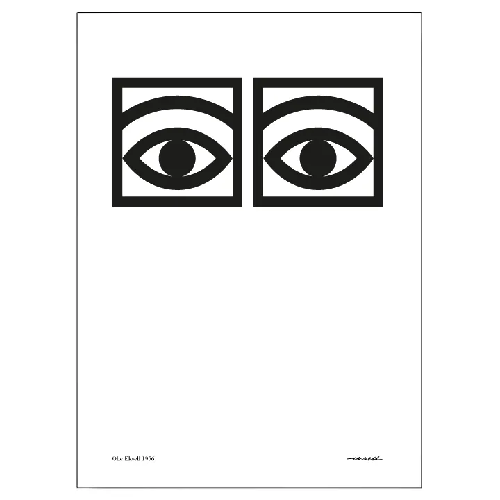 올레 엑셀 Ögon 포스터, 70x100 cm Olle Eksell | 올레엑셀
