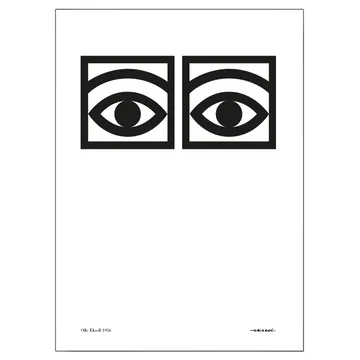 올레 엑셀 Ögon 포스터 - 70x100 cm - Olle Eksell | 올레엑셀