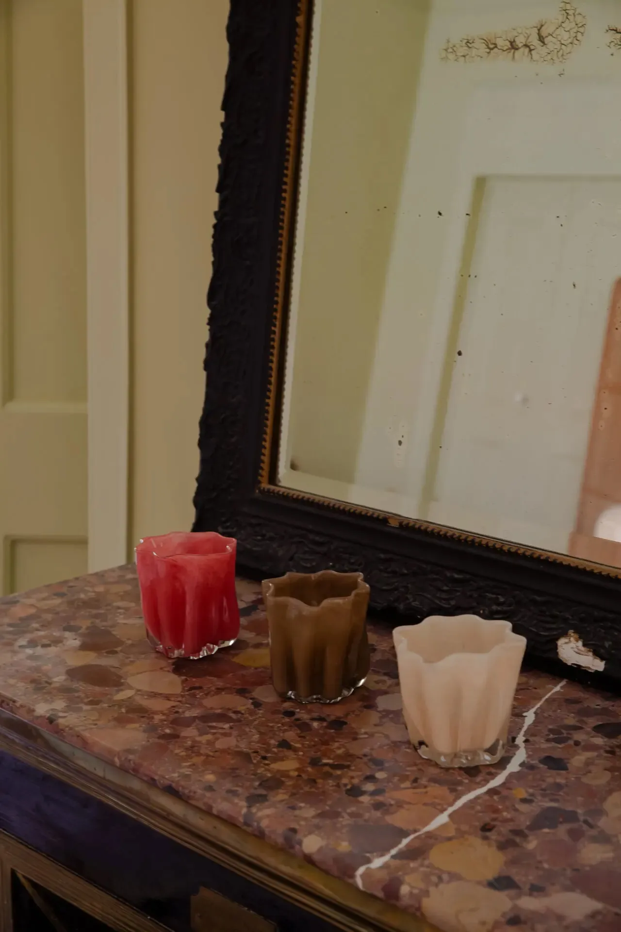 테스 캔들 홀더 Ø10 cm, Brown Olsson & Jensen | 올손 앤드 젠슨