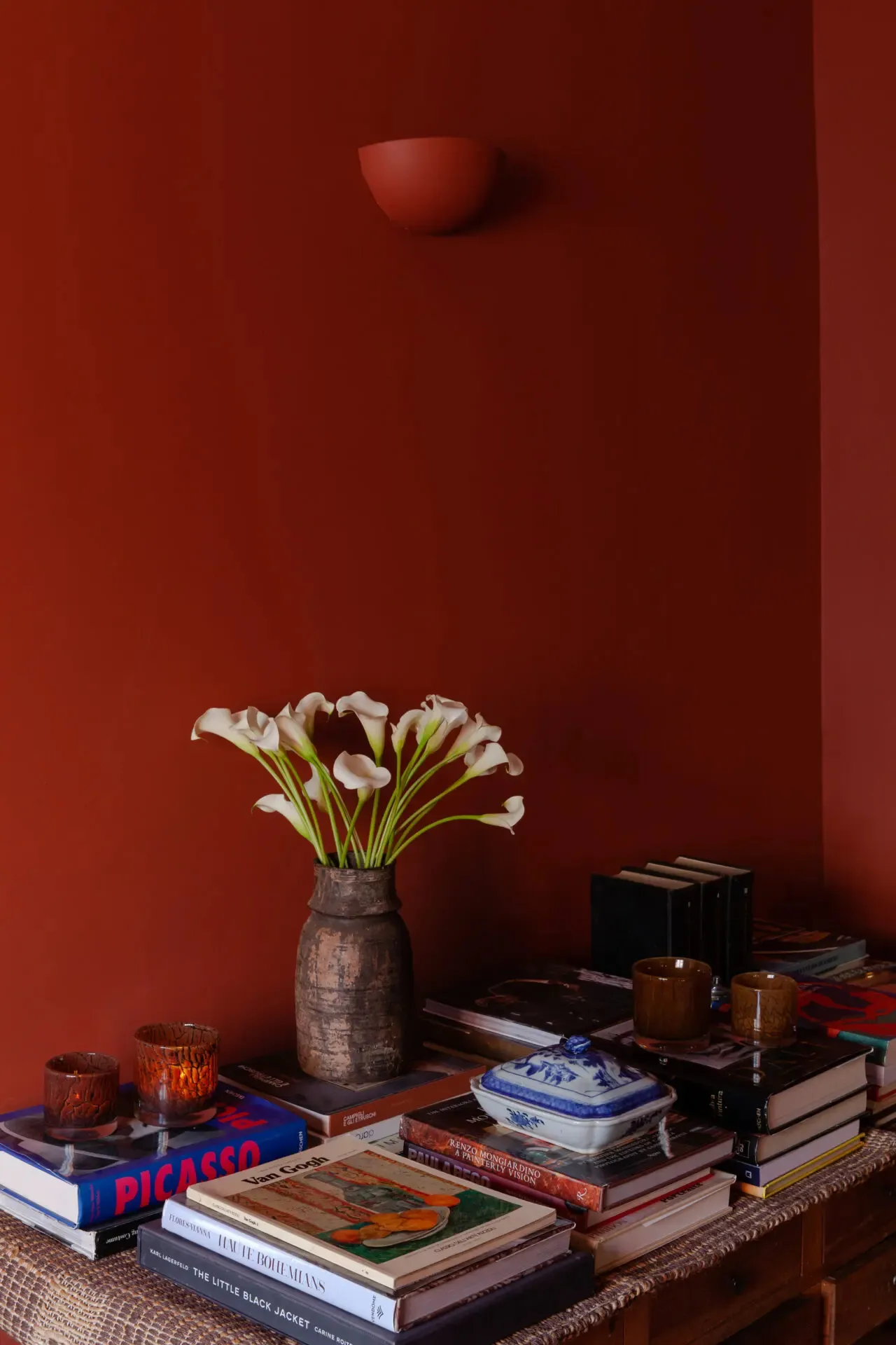 후지 캔들 홀더 Ø10 cm, Dark brown Olsson & Jensen | 올손 앤드 젠슨