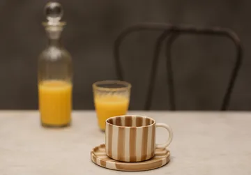 모니카 컵 & 소서 - Beige - Olsson & Jensen | 올손 앤드 젠슨