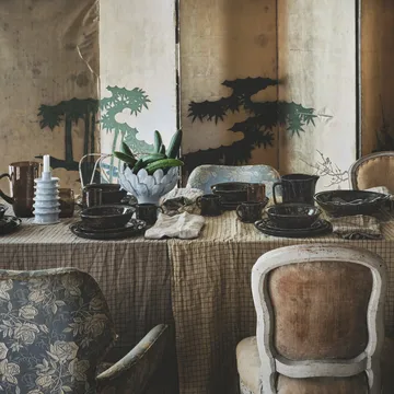 유키 스몰 접시 - brown-black - Olsson & Jensen | 올손 앤드 젠슨