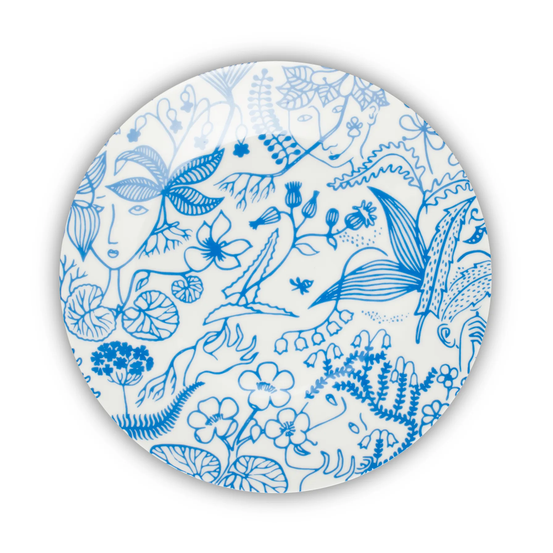 그라지아 접시 19.5 cm, Blue-white Opto Design | 옵토디자인