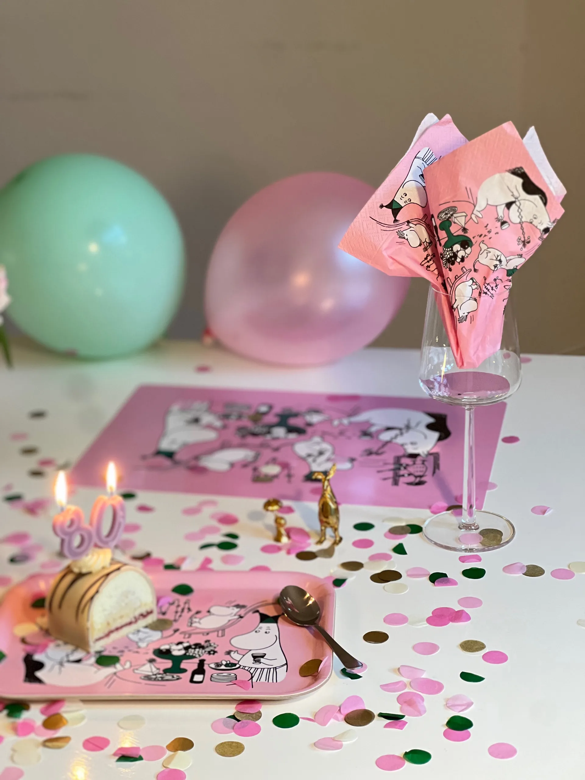 무민 80 페이퍼 냅킨 20개 세트, Pink Opto Design | 옵토디자인