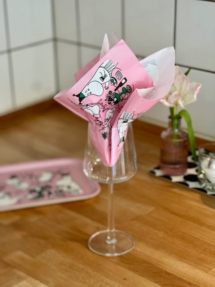 무민 80 페이퍼 냅킨 20개 세트, Pink Opto Design | 옵토디자인