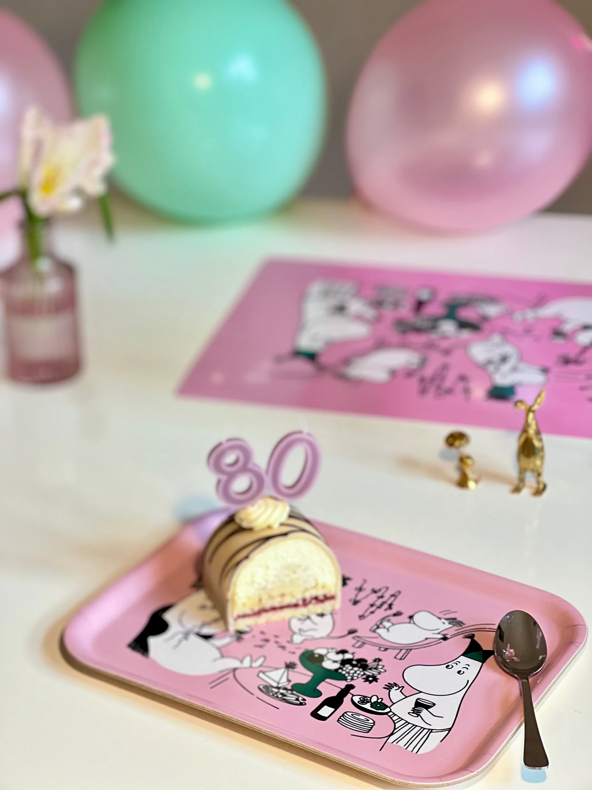 무민 80 트레이 20x27 cm, Pink Opto Design | 옵토디자인