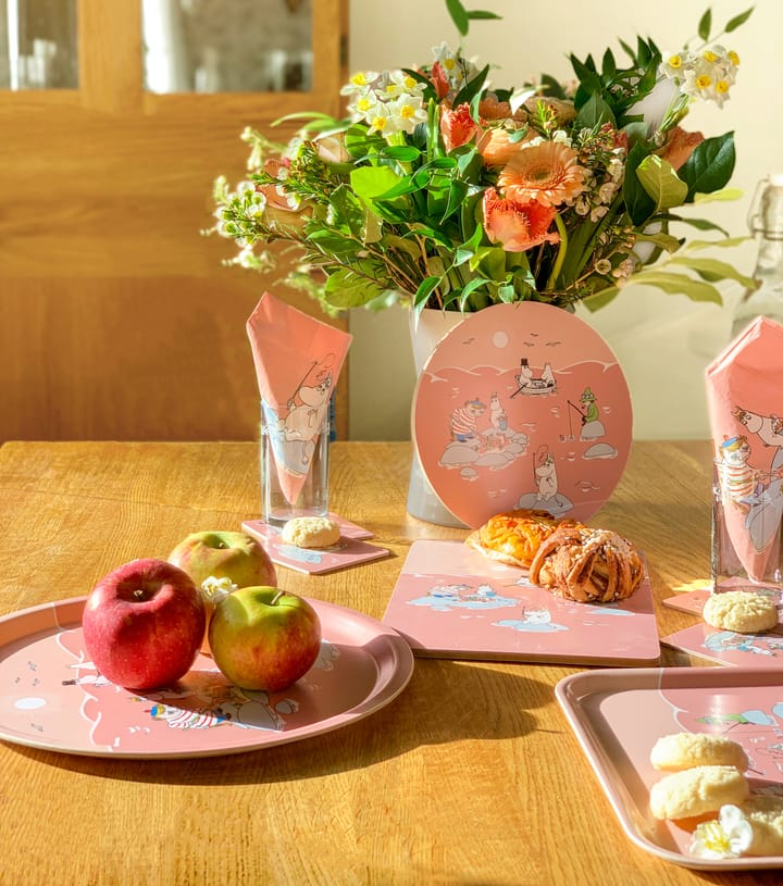 Fiske 무민 써머 2022 트레이 20x27 cm - Pink - Opto Design | 옵토디자인