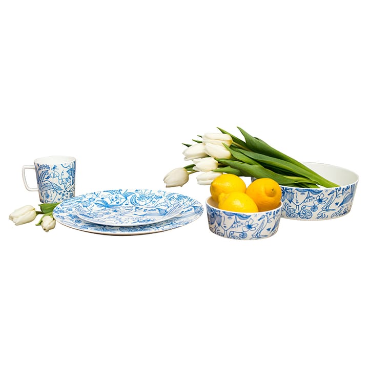 그라지아 보울 medium - Blue-white - Opto Design | 옵토디자인