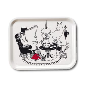 Papa Reading Moomin tray 파파 리딩 무민 트레이 - 27x20 cm - Opto Design | 옵토디자인