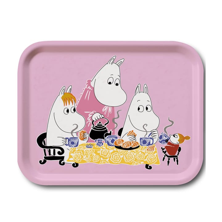 Teaparty Moomin tray 티파티 무민 트레이 - pink - Opto Design | 옵토디자인