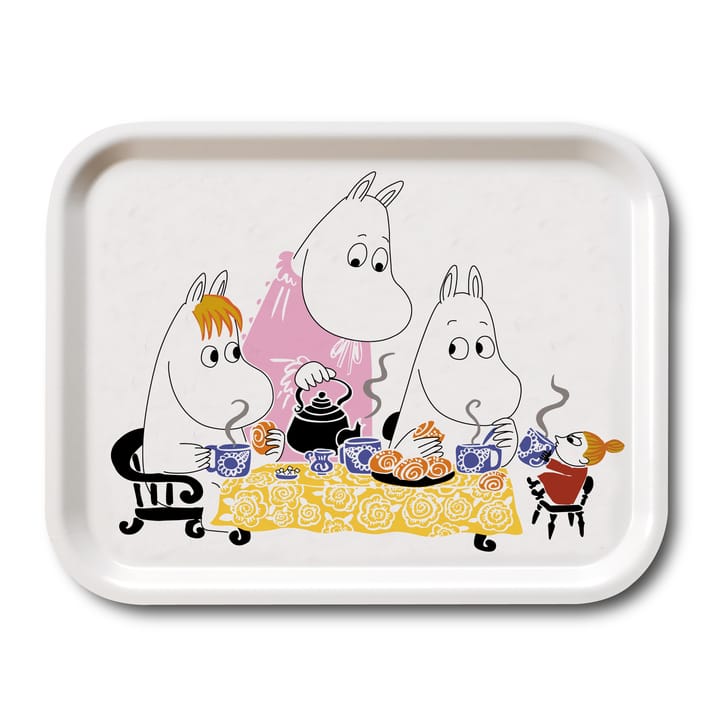 Teaparty Moomin tray 티파티 무민 트레이 - white - Opto Design | 옵토디자인