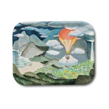 The Moomin Valley tray 무민 골짜기 트레이 - 27x20 cm - Opto Design | 옵토디자인