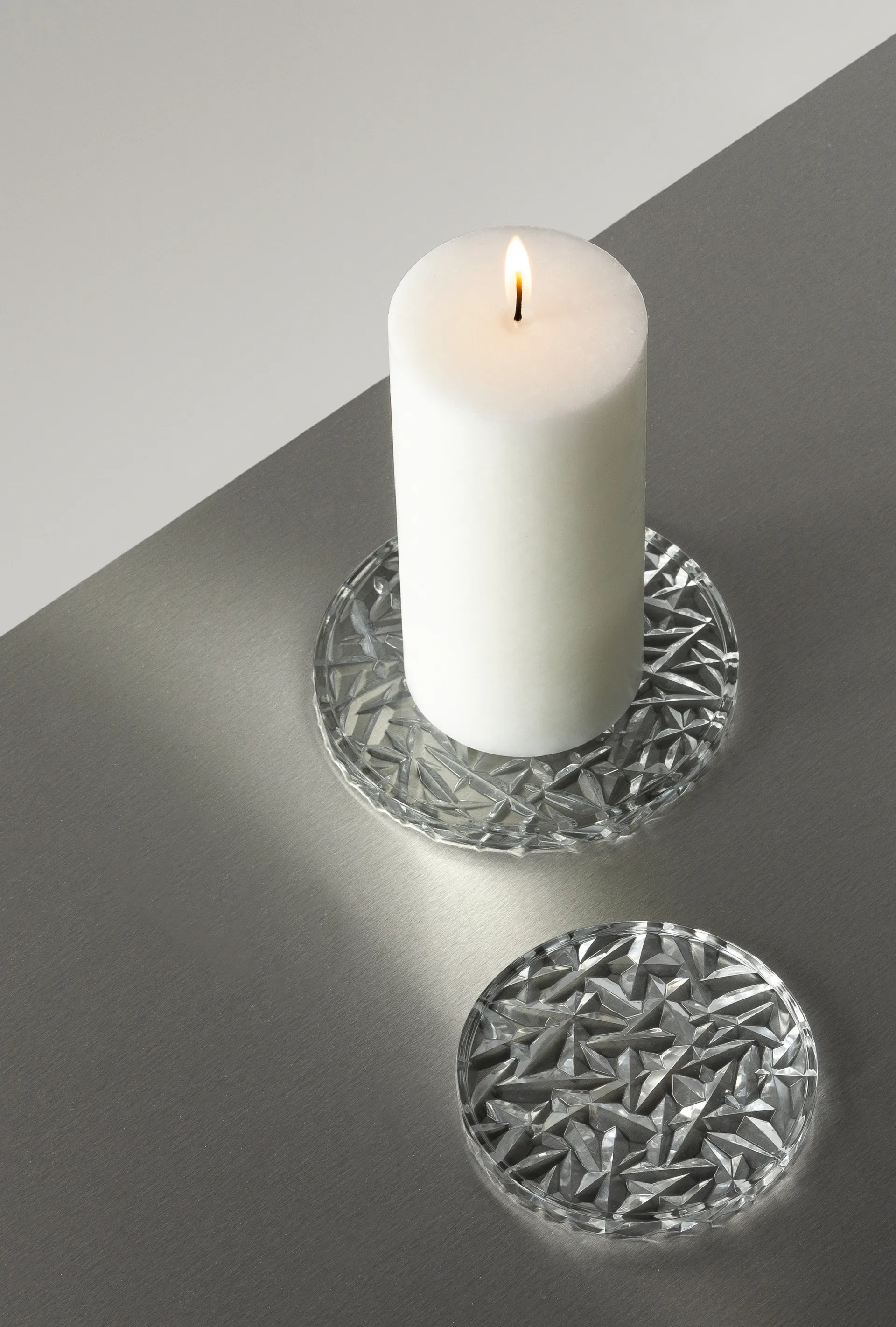 캐럿 코스터 Ø12.5 cm, Clear Orrefors | 오레포스