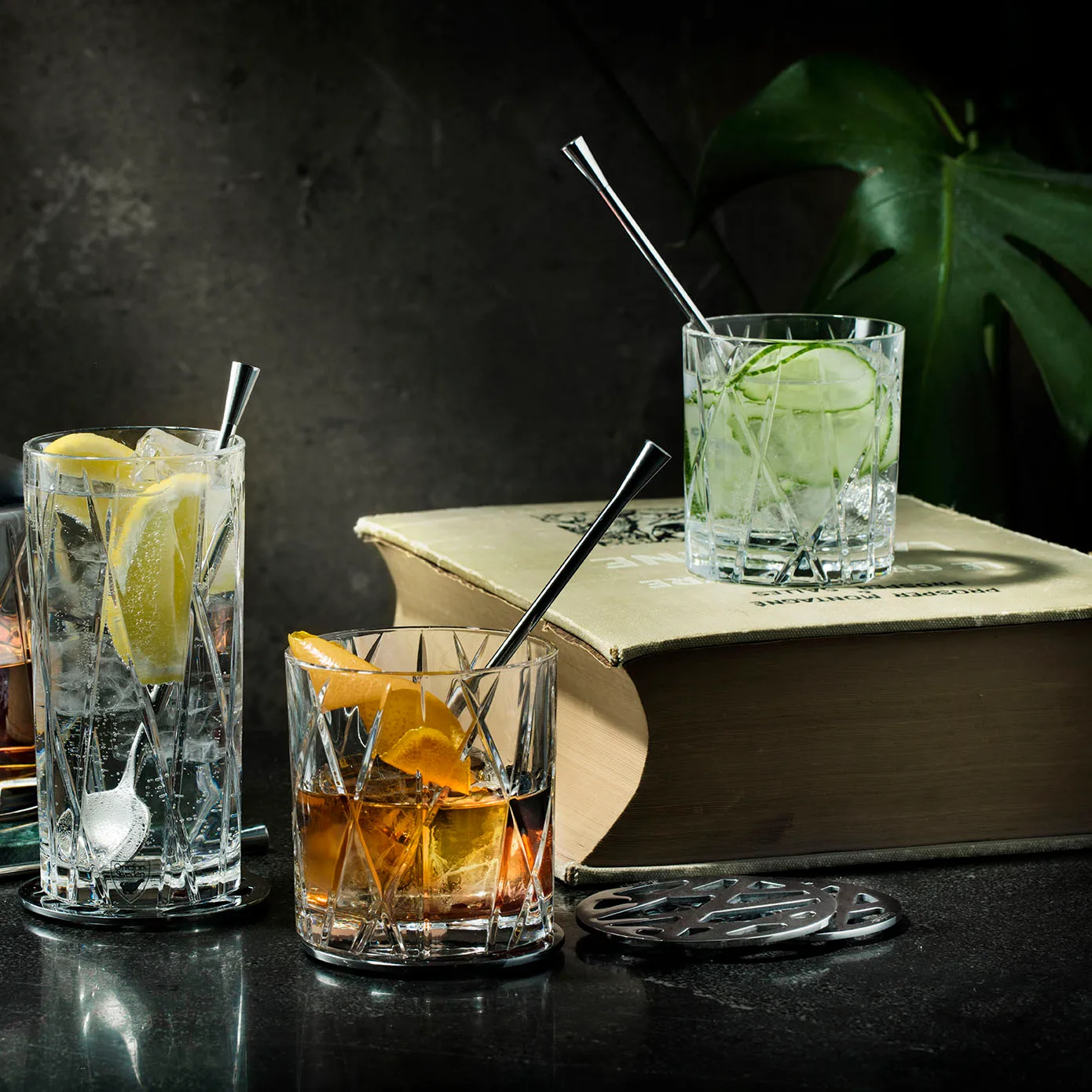 씨티 코스터 4개 세트, Stainless steel Orrefors | 오레포스