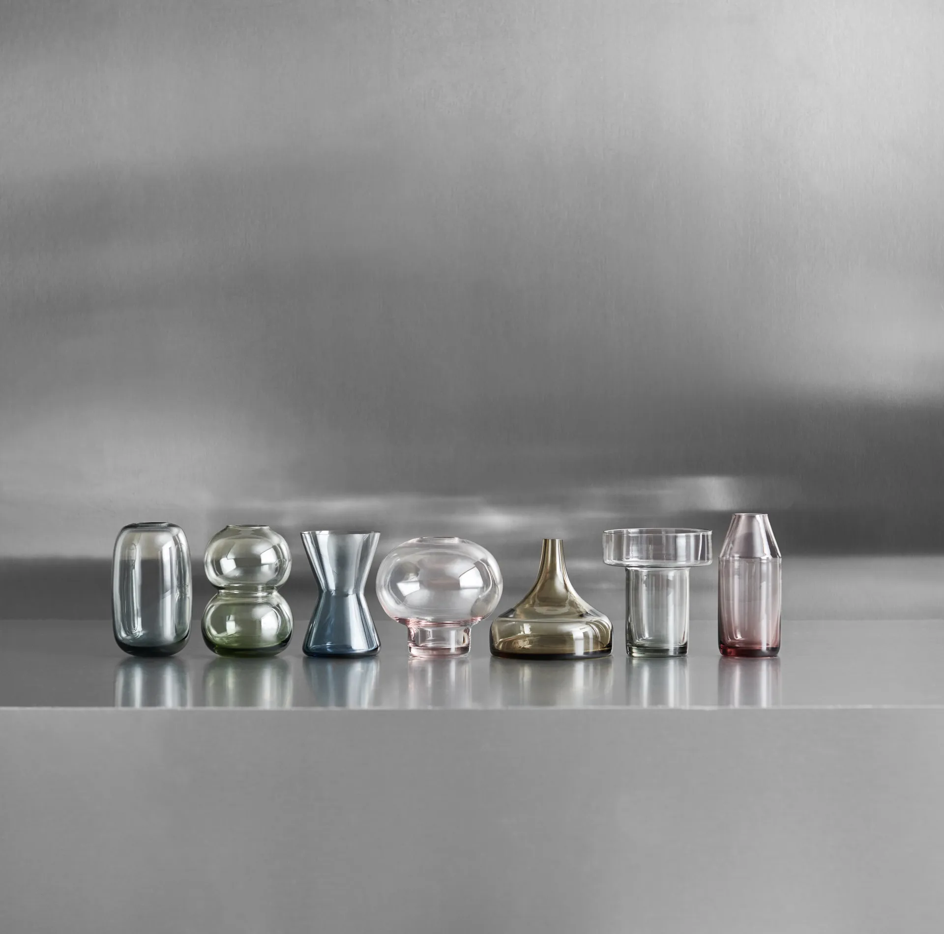 미드서머 미니 화병 7개 세트, Multi Orrefors | 오레포스