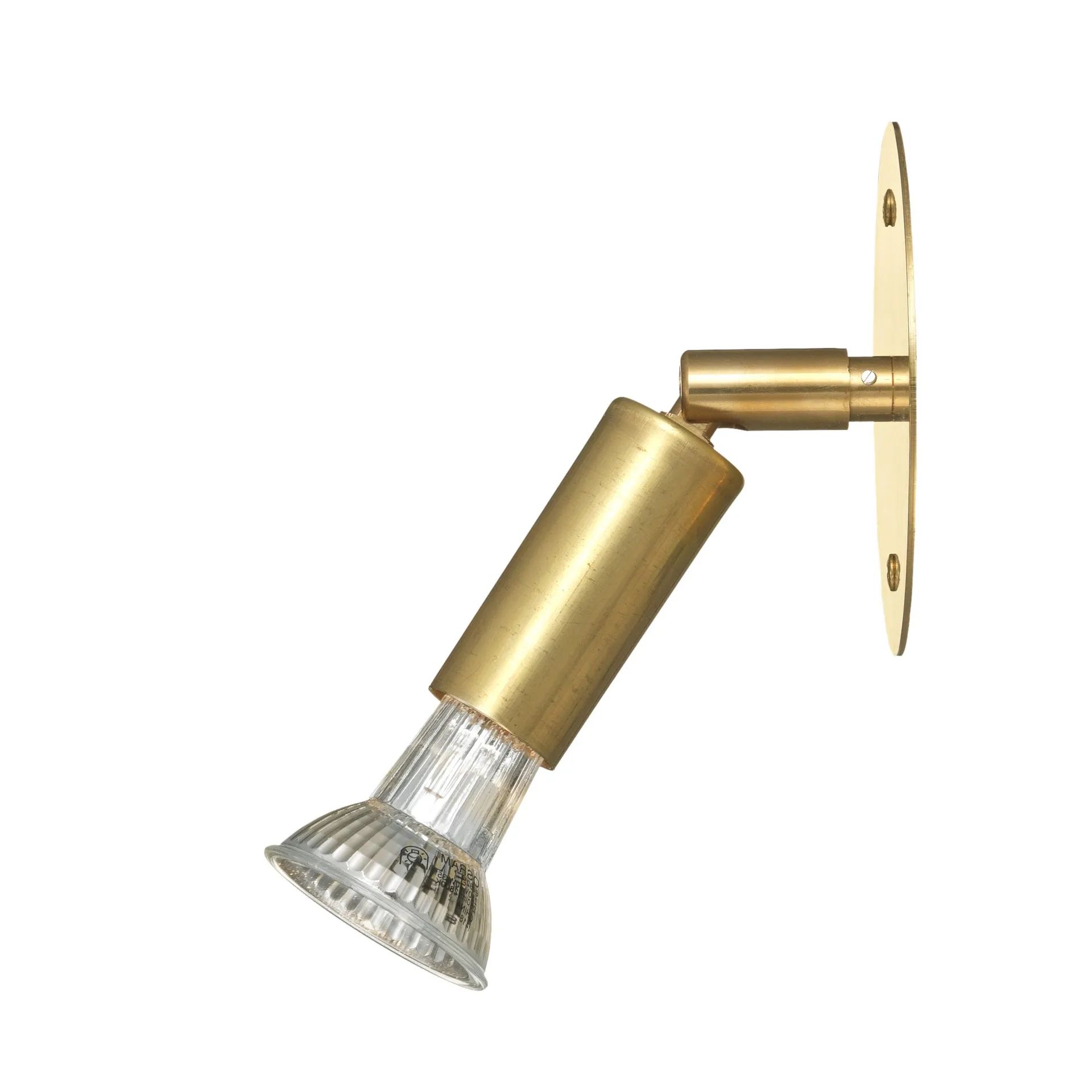 스타 1 벽 조명 direct 커넥션, raw brass Örsjö Belysning | 올쇼 베리스닝