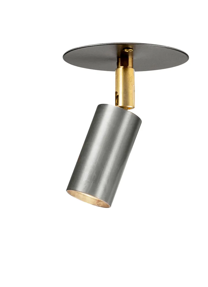 스타라이트 1 천장/벽 조명 플레이트 고정 부품 - Raw steel - Örsjö Belysning | 올쇼 베리스닝