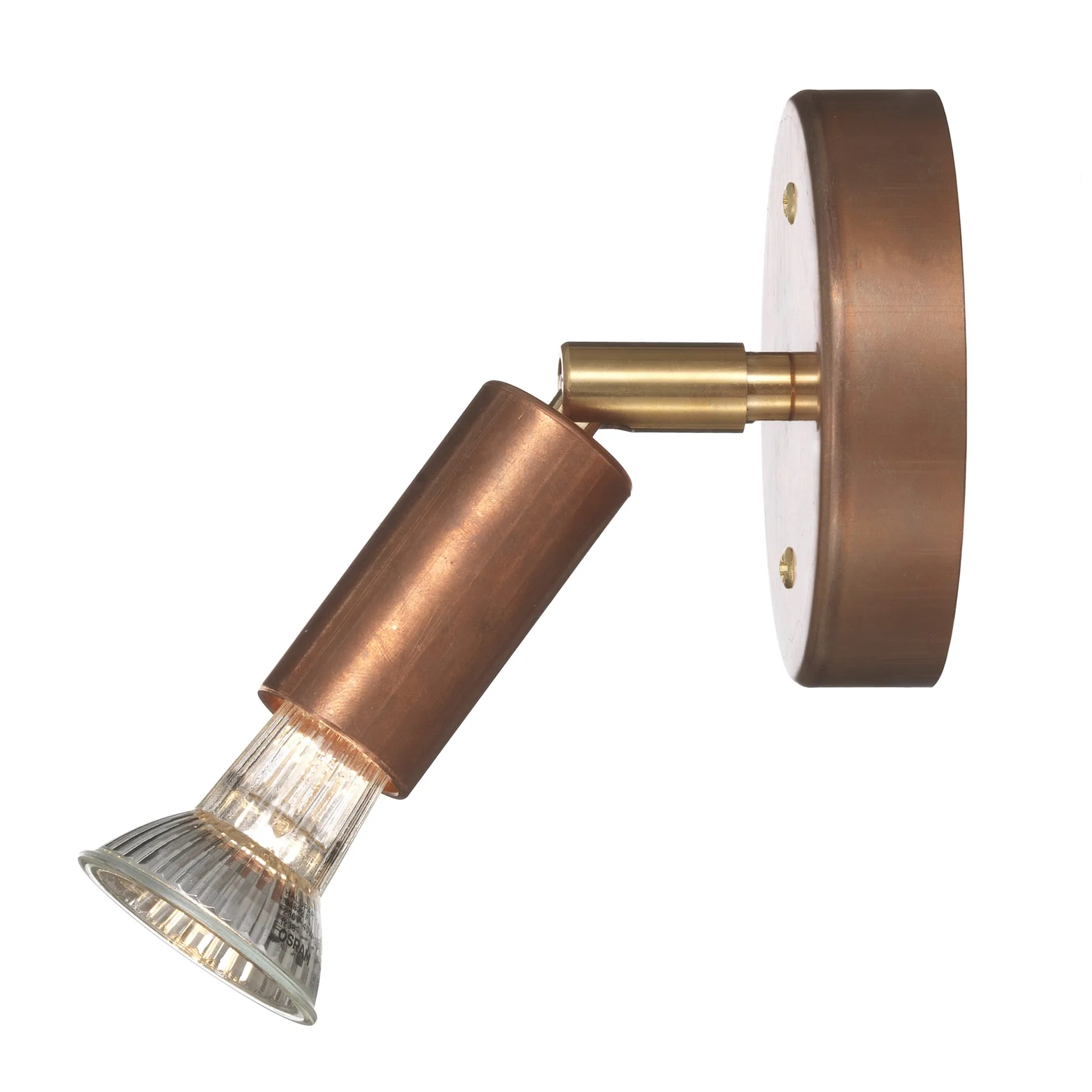 스타 1 벽 조명, rough copper Örsjö Belysning | 올쇼 베리스닝