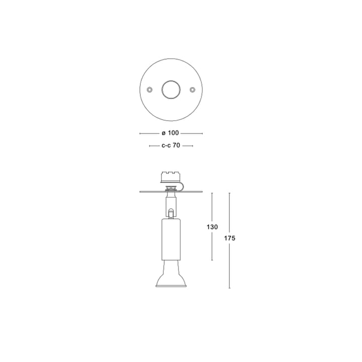 스타 1 벽 조명/천장 조명, White, fixed mounting Örsjö Belysning | 올쇼 베리스닝