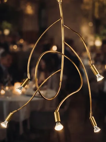 란카 5 천장 조명 - Raw Brass - Örsjö Belysning | 올쇼 베리스닝