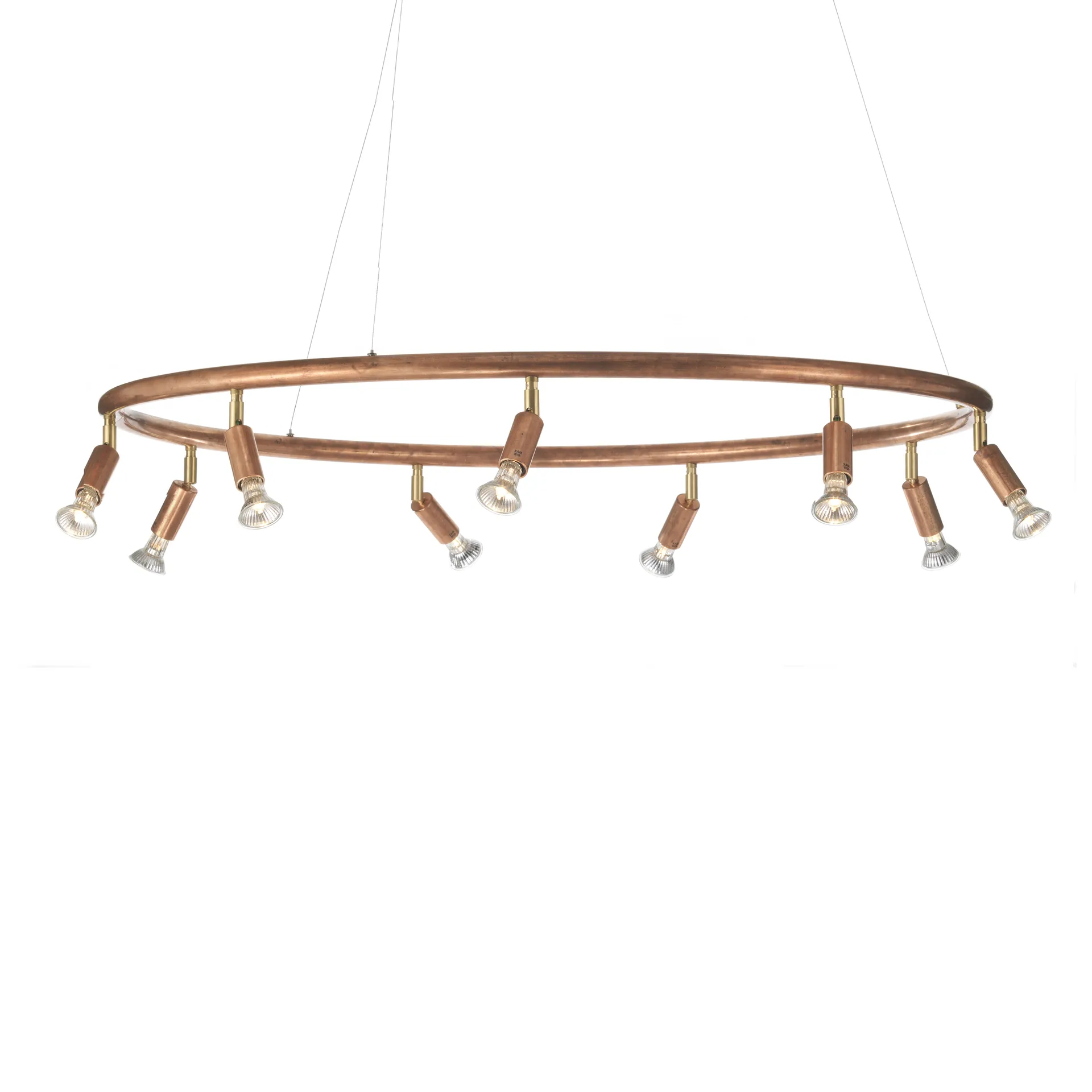 스타 9 원형 펜던트 조명 Ø100 cm, rough copper Örsjö Belysning | 올쇼 베리스닝