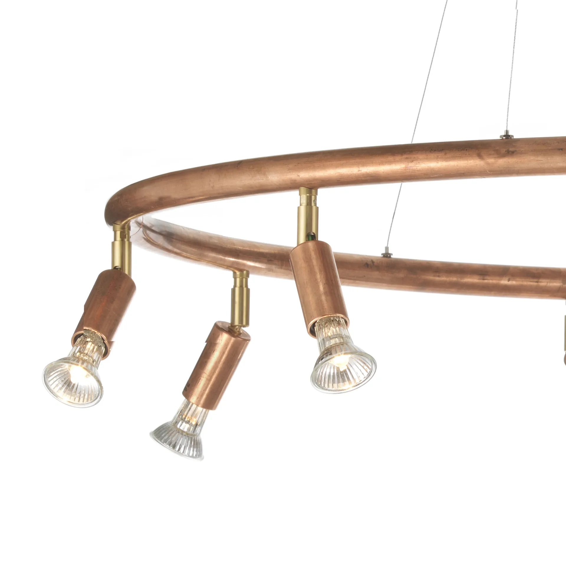 스타 9 원형 펜던트 조명 Ø100 cm, rough copper Örsjö Belysning | 올쇼 베리스닝