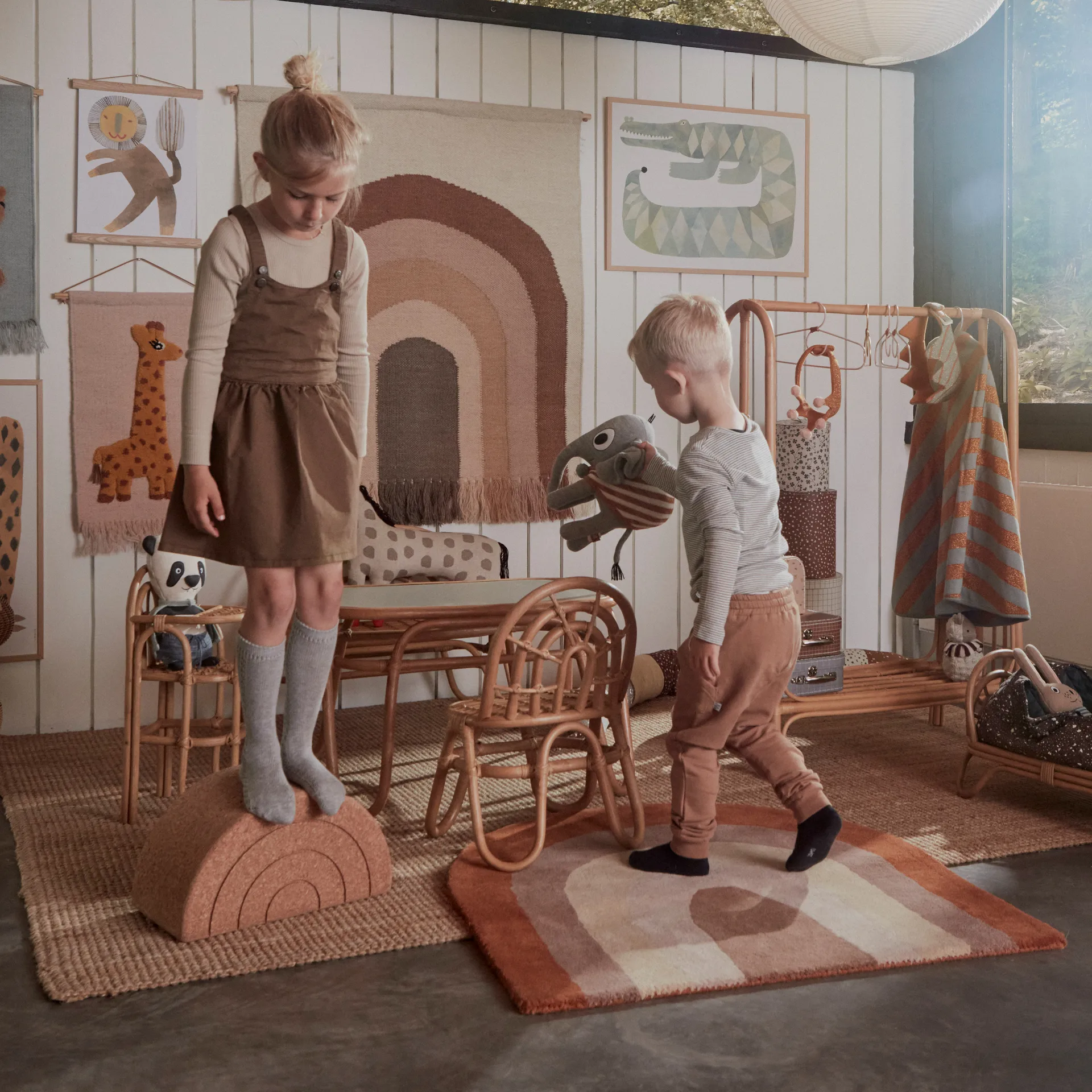 팔로우 더 레인보우 벽 소품 100x124 cm, choko OYOY | 오이오이