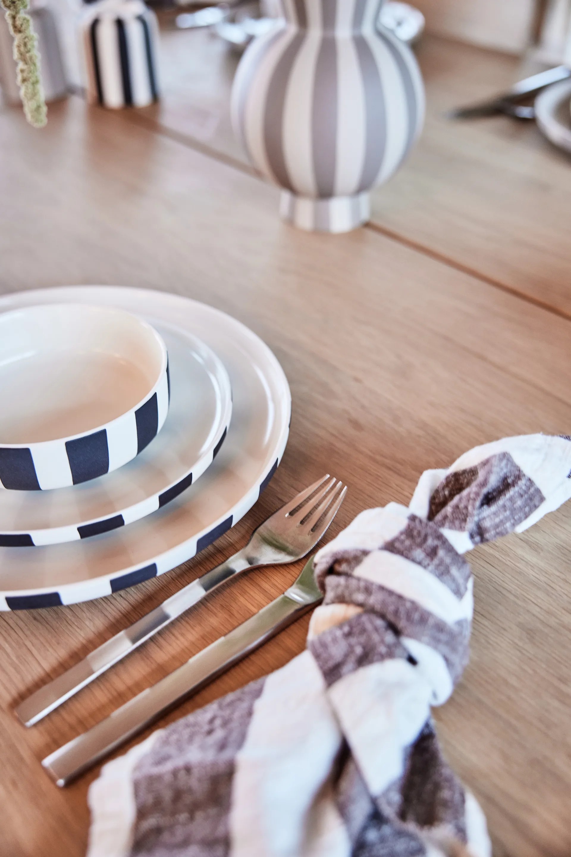 토푸 보울 13 cm, Black-white OYOY | 오이오이