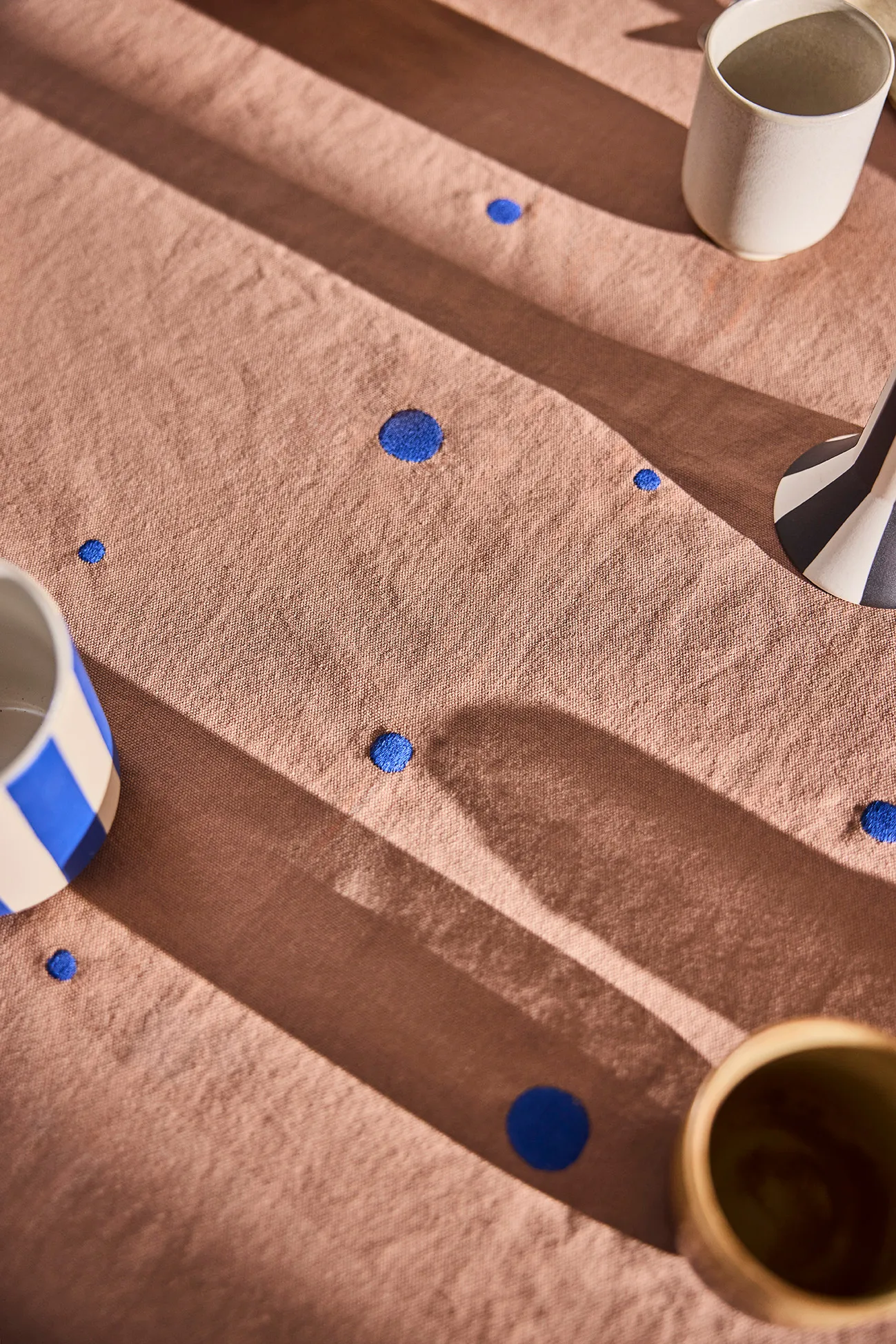 노리 테이블 클로스 140x200 cm, Terracotta-optic blue OYOY | 오이오이