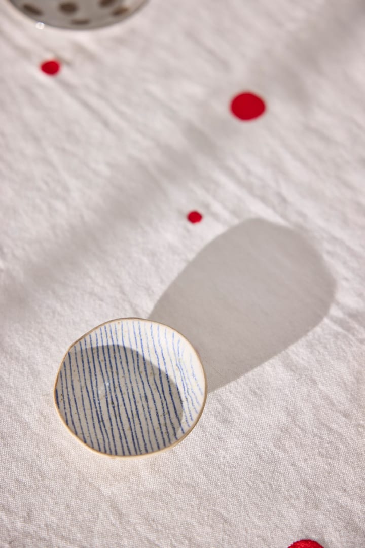 노리 테이블 클로스 140x260 cm, White-cherry red OYOY | 오이오이