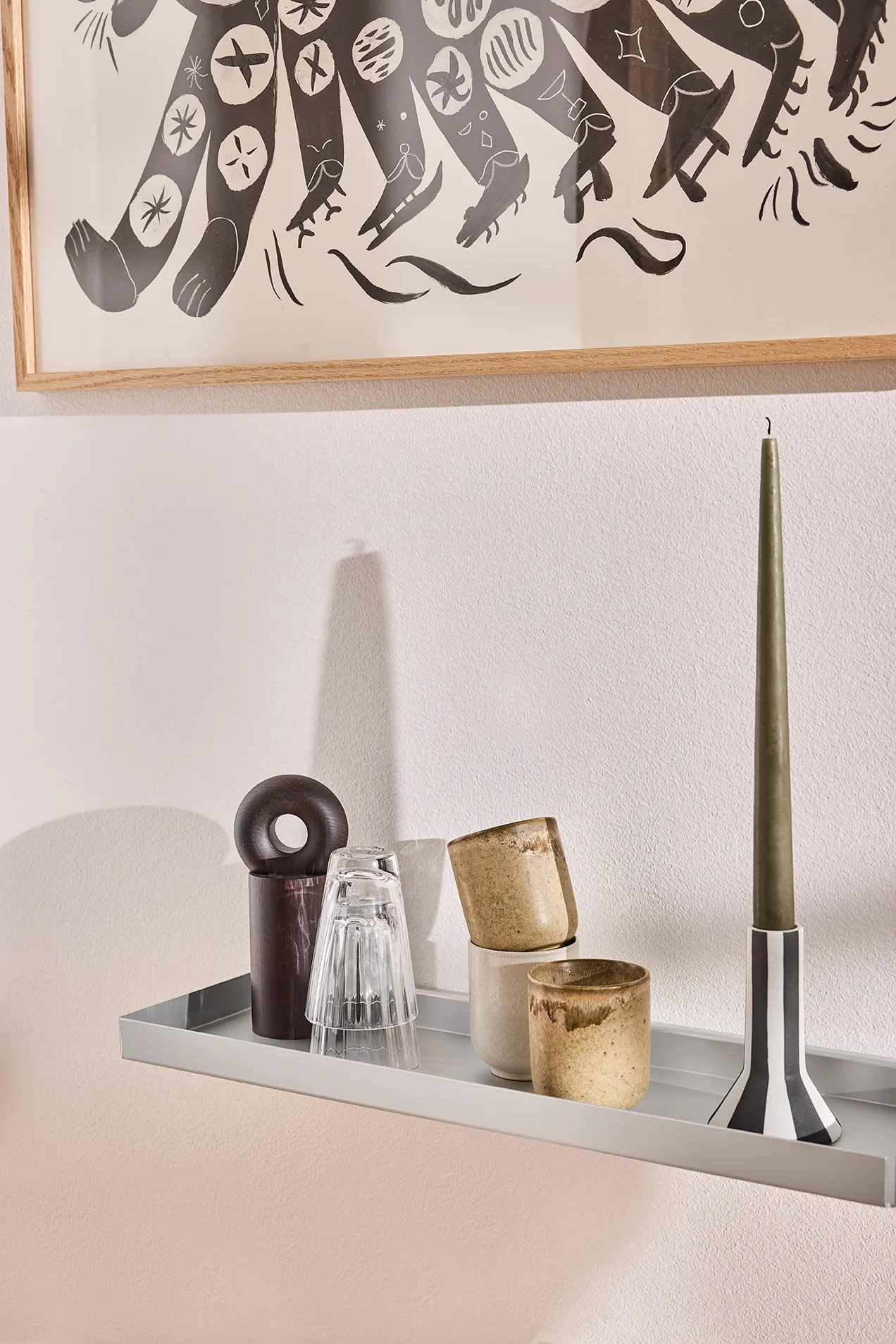 바쿠 월 선반 라지 16x80 cm, Aluminium OYOY | 오이오이