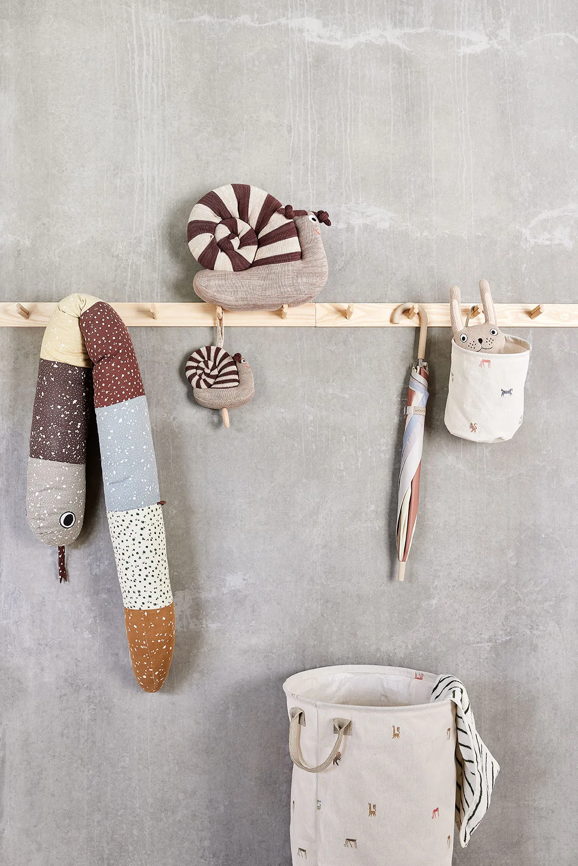 모이라 수납 바구니 스몰 Ø18x22 cm 2개 세트, Multi OYOY | 오이오이