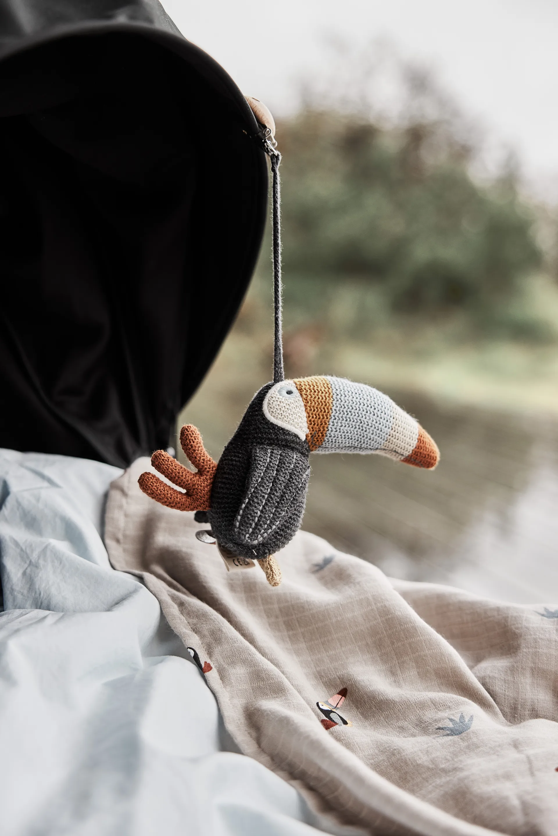 투칸 아기 담요 2개 세트, Clay-caramel OYOY | 오이오이