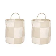 체스 수납 바구니 스몰 2개 세트, Clay-offwhite OYOY | 오이오이