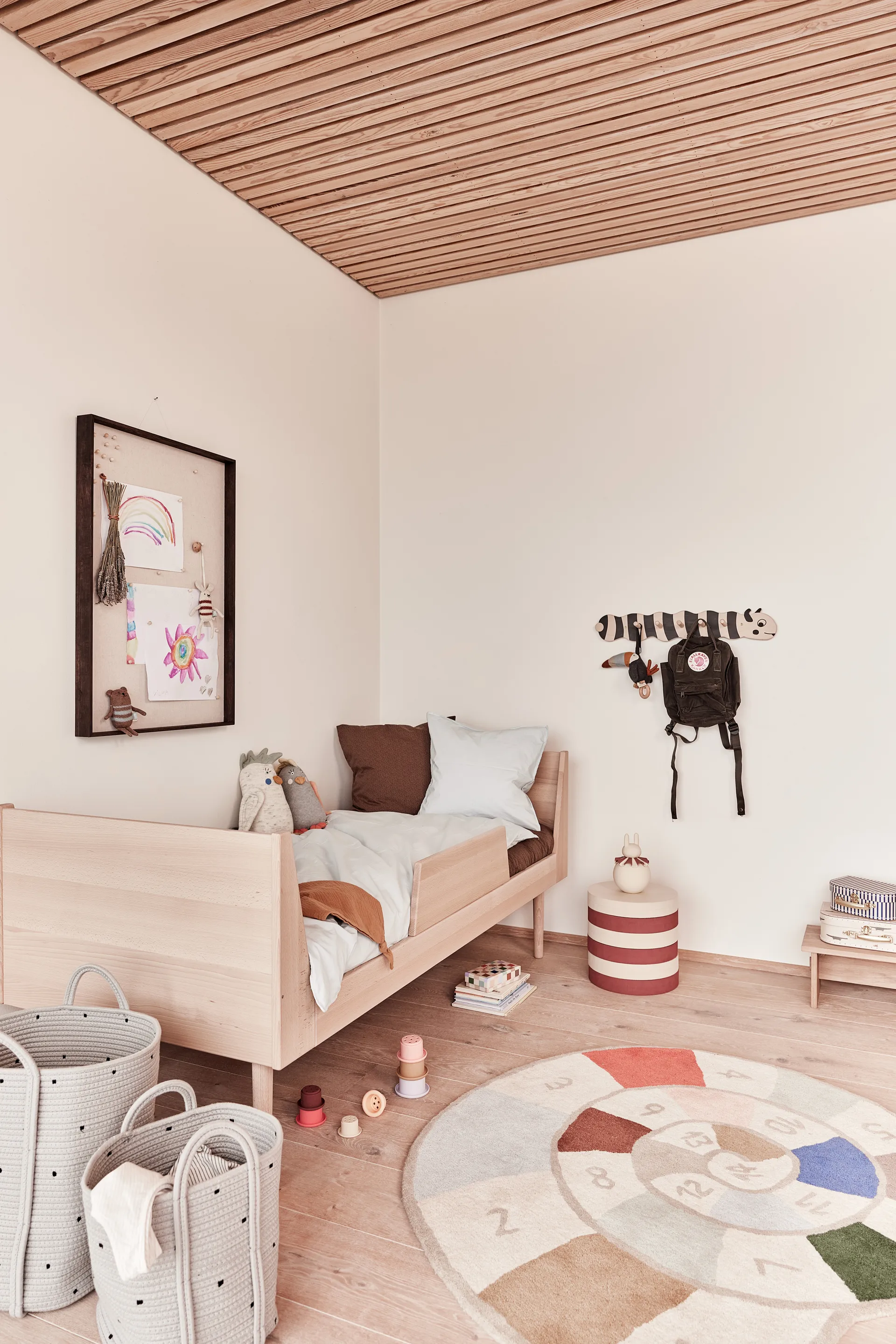 도트 보관 바구니 2팩, Clay OYOY | 오이오이