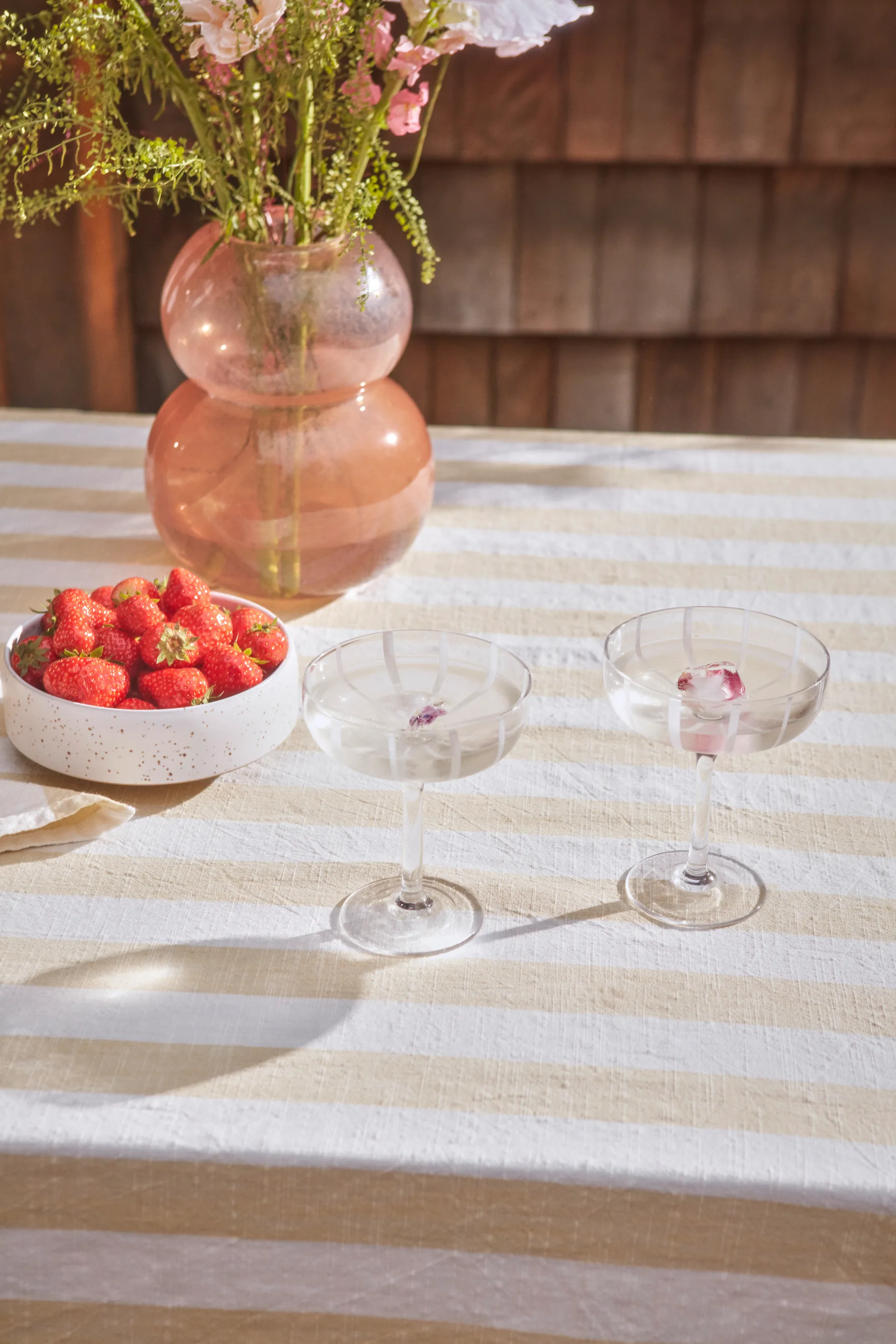 미주 쿠페 샴페인 글라스 2개 세트, Clear OYOY | 오이오이