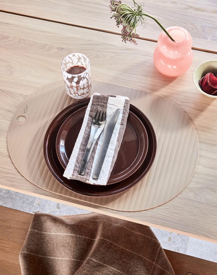 유카 런치 플레이트 Ø22 cm 2개 세트 - Dark (brown) - OYOY | 오이오이