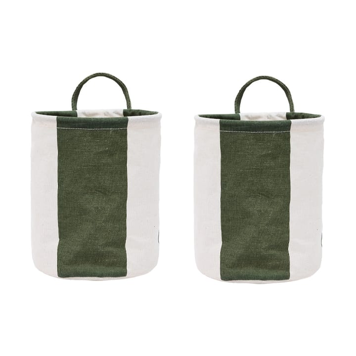 카라 수납 바구니 스몰 22xØ18 cm 2개 세트 - Dark Green - OYOY | 오이오이