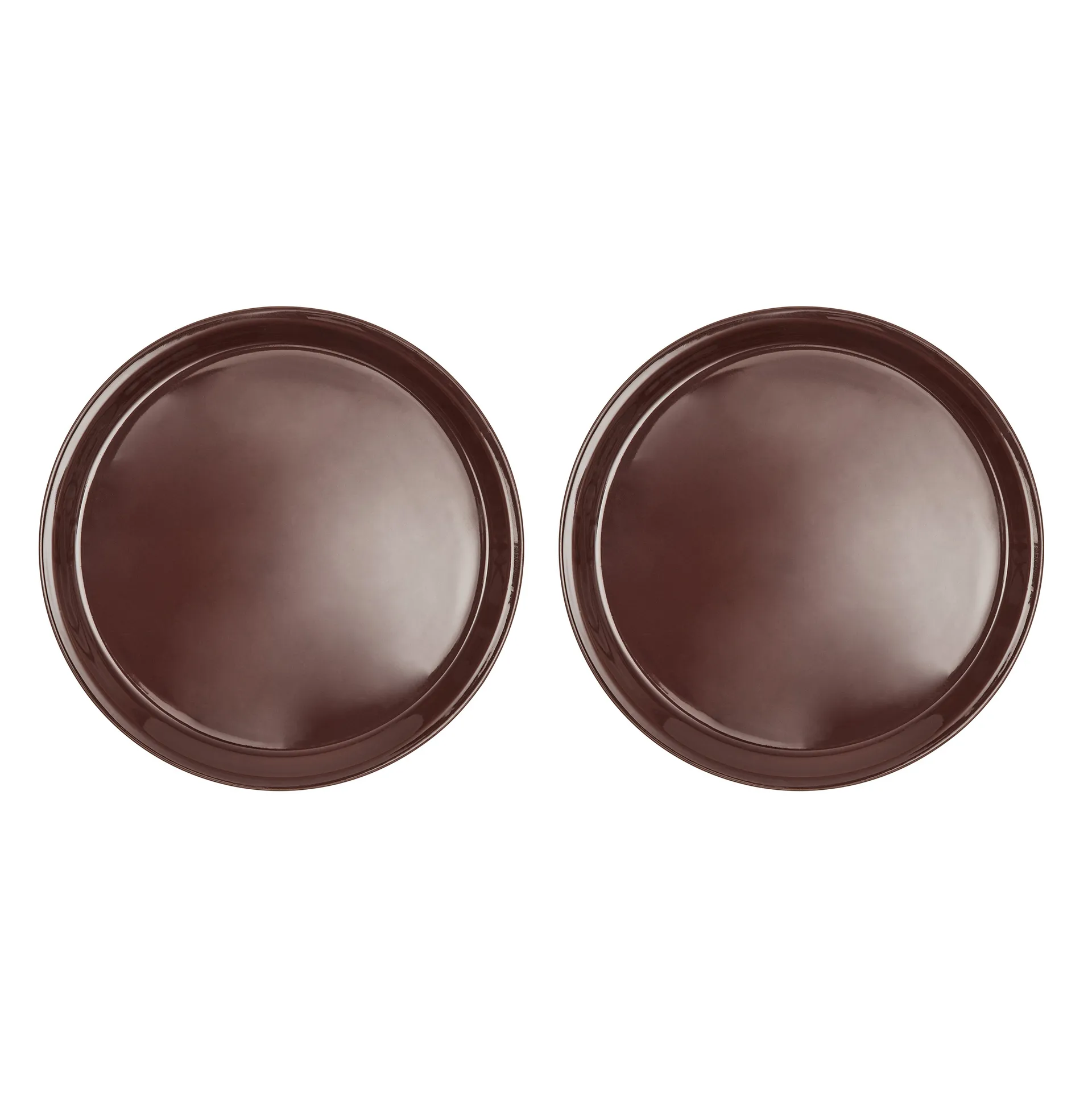 유카 접시 Ø27 cm 2개 세트, Dark (brown) OYOY | 오이오이