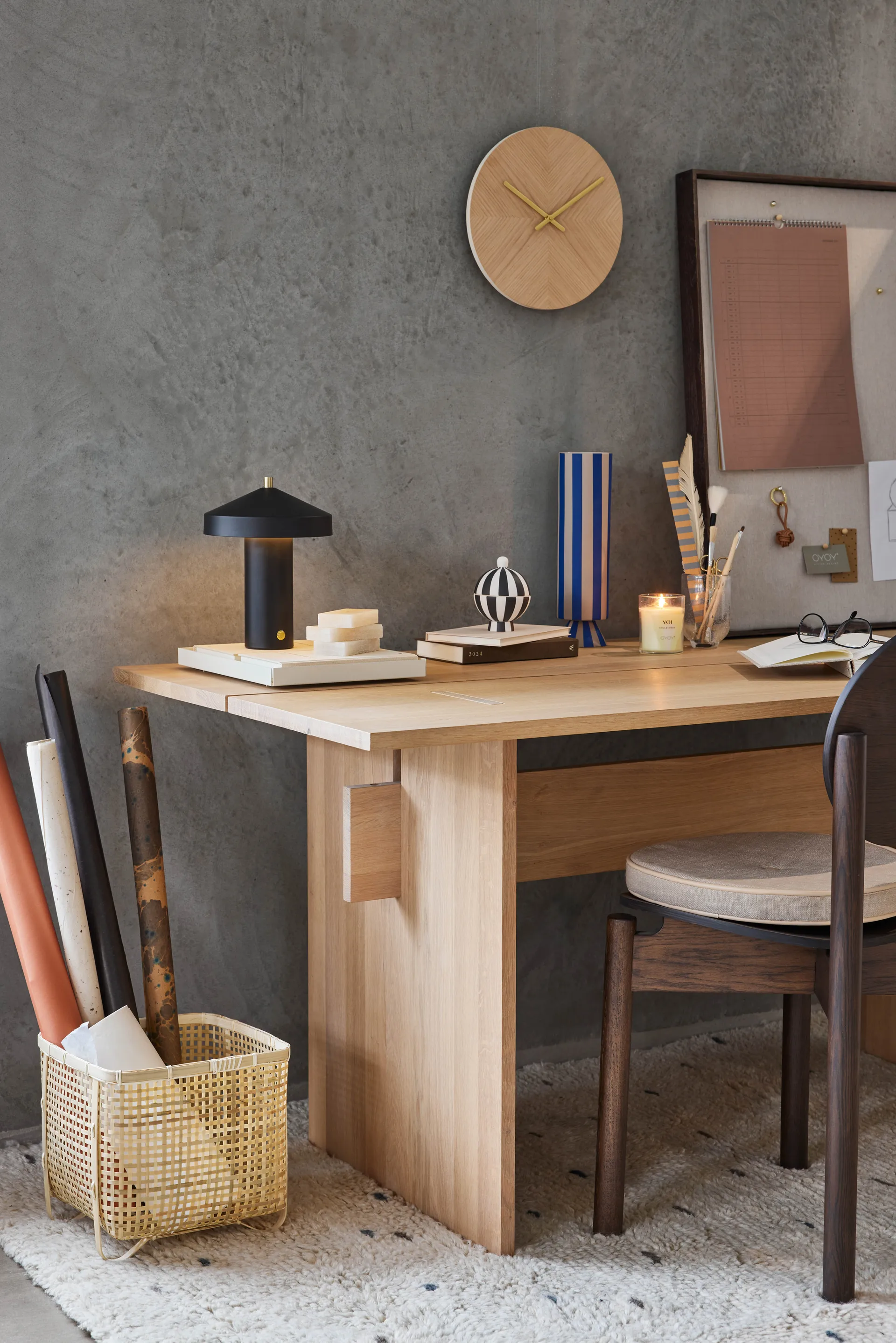 토케이 벽 시계 Ø29 cm, Nature OYOY | 오이오이