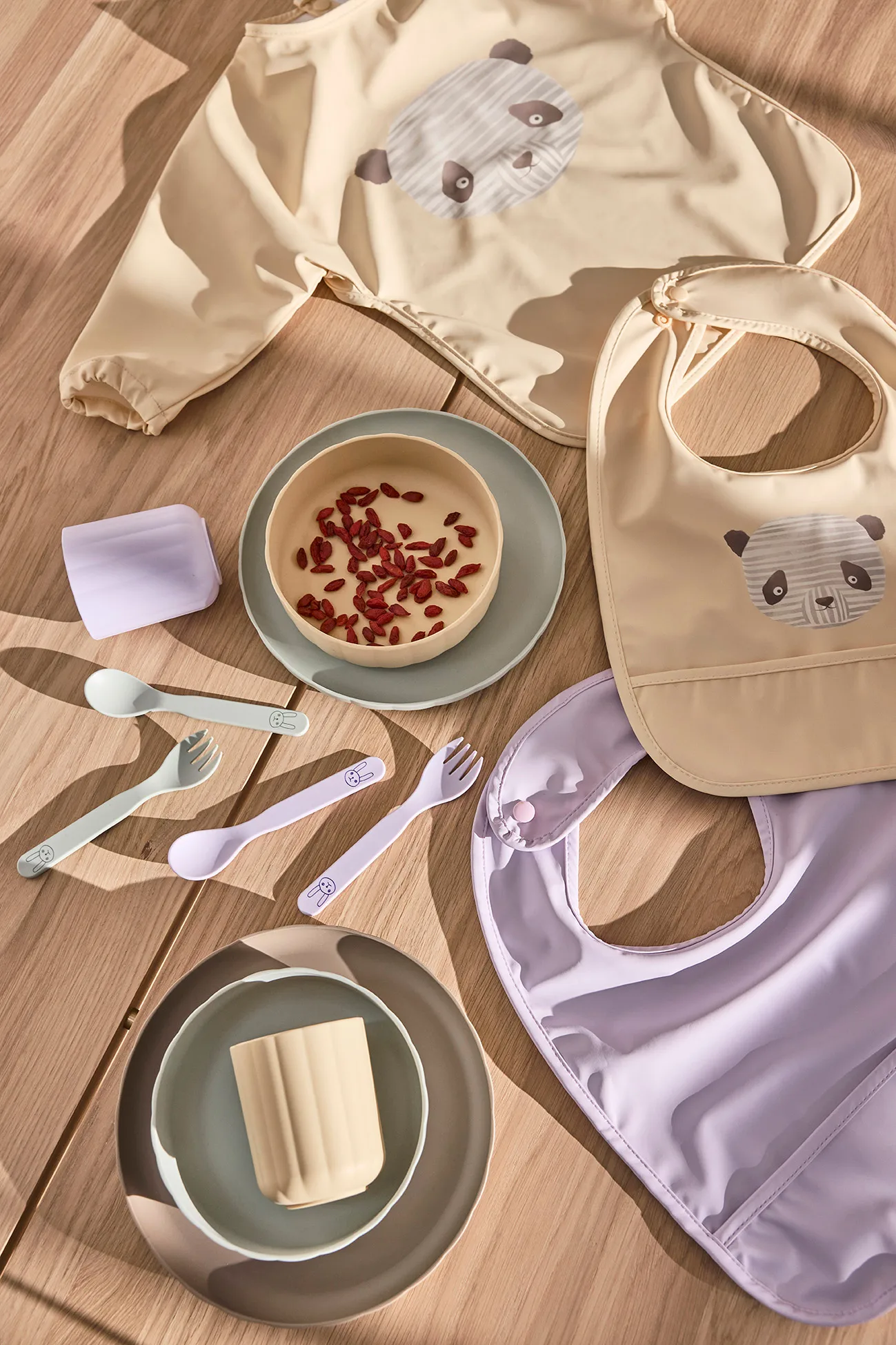 풀로 서빙 세트 3개 세트, Pale mint-vanilla-lavender OYOY | 오이오이