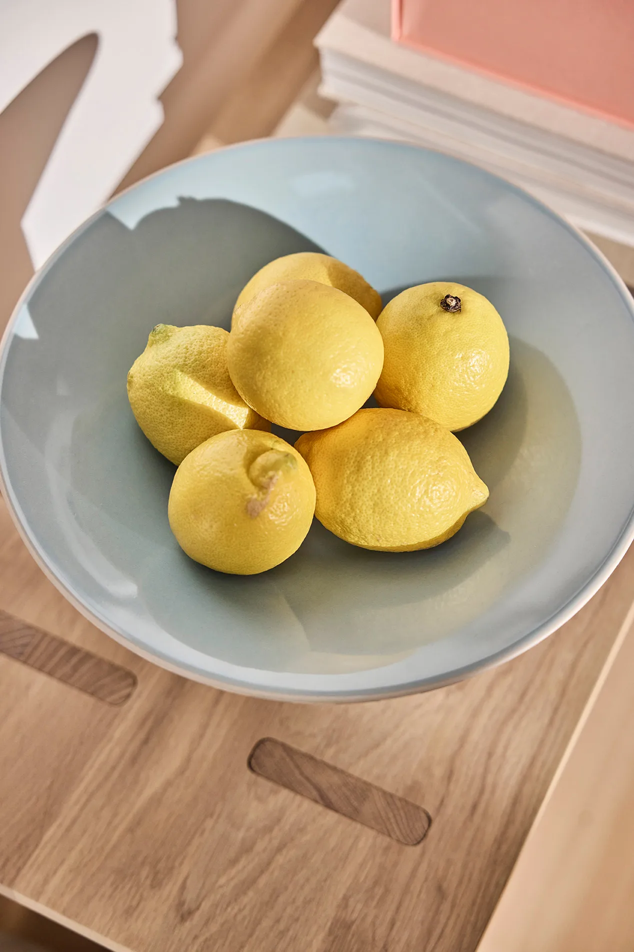 토푸 센터피스 하이 Ø30x17 cm, Clay-Ice blue OYOY | 오이오이