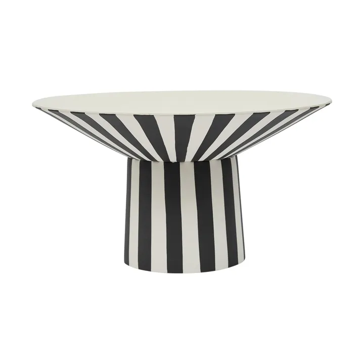 토푸 센터피스 하이 Ø30x17 cm - White-black - OYOY | 오이오이