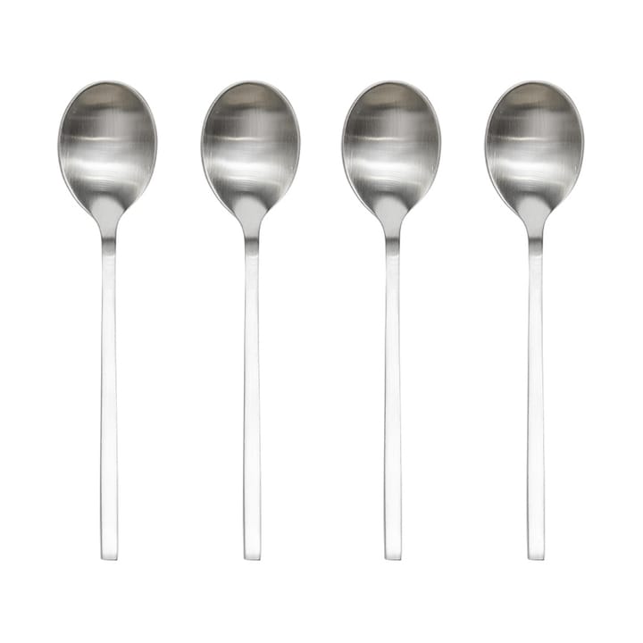 유카 스푼 4개 세트 - Brushed Steel - OYOY | 오이오이